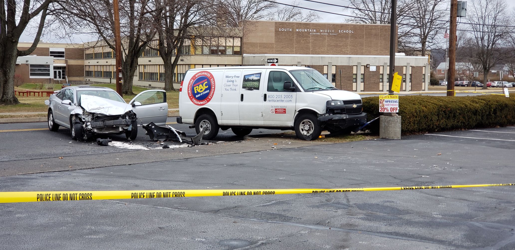 Crash on West Emaus